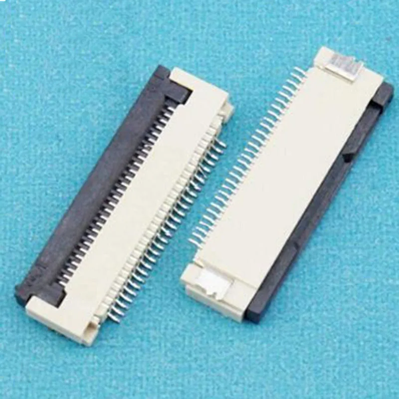 

100pcs/lot 1.0mm-28P Down Clamshell Connector FFC FPC 1.0mm Pitch 28Pin/way Flexible Flat Cable Connector