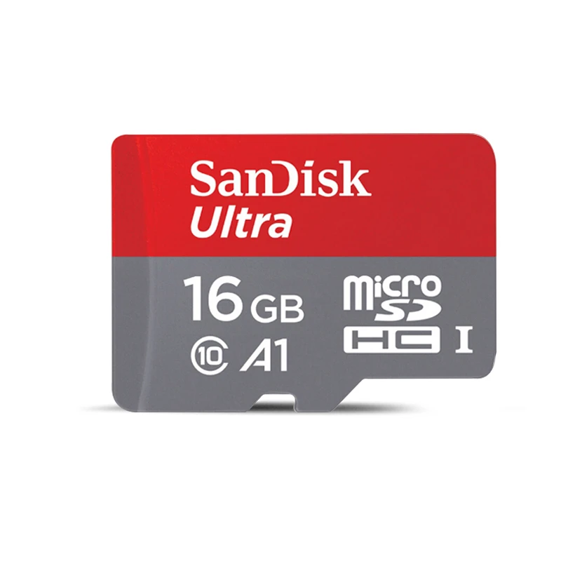 Двойной Флеш-накопитель SanDisk Ultra карты памяти 16 Гб оперативной памяти, 32 Гб встроенной памяти, 64 ГБ 128 100 МБ/с. UHS-I TF Micro sd-карта Class 10 флэш-карты - Емкость: 16 ГБ
