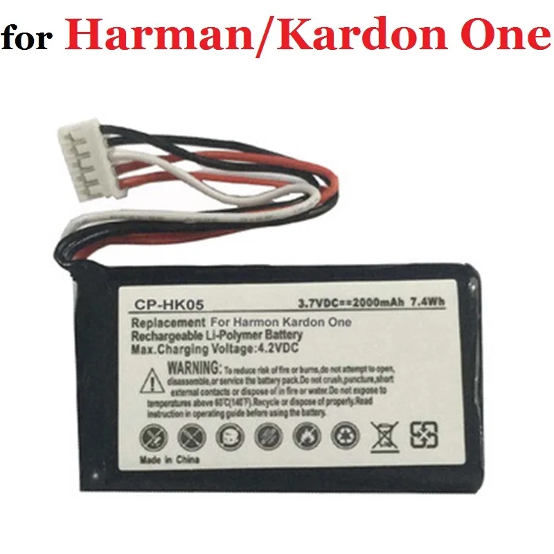 Аккумулятор 2000 мАч 3 7 В для Harmon Kardon One speaker литий полимерный перезаряжаемый