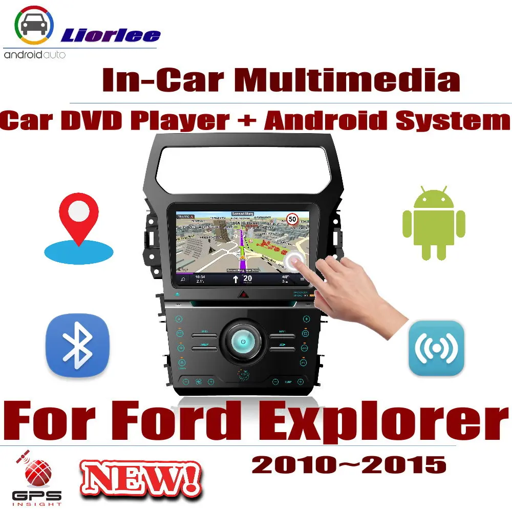 

Auto GPS Navigation For Ford Explorer 2010~2015 Car Android Multimedia Player CD DVD Radio Stereo AMP BT USB SD AUX WIFI Screen