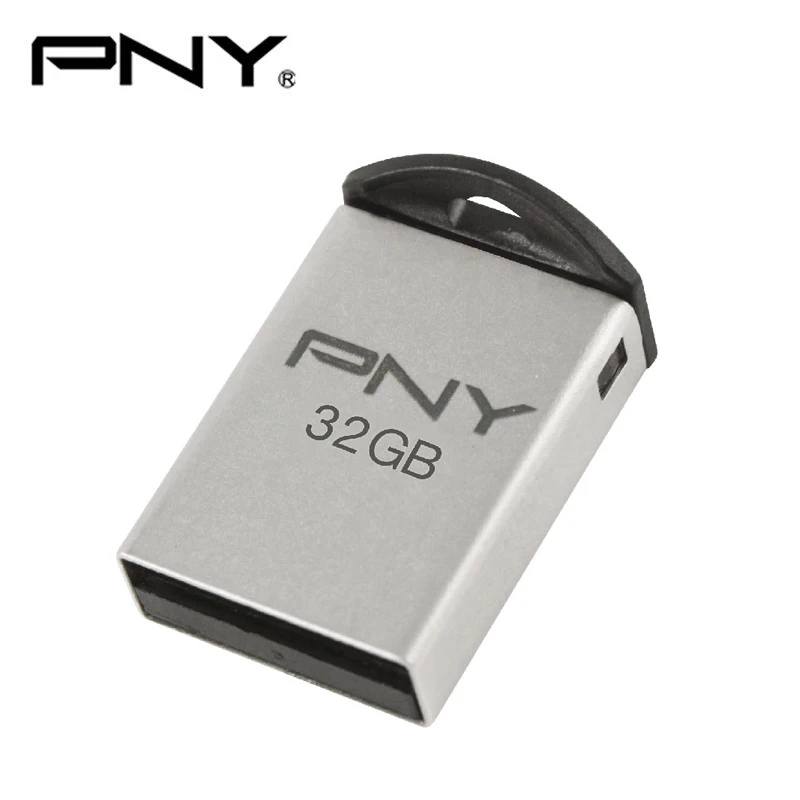PNY флешка USB 2.0 Mini USB Флэш-Накопитель Micro M2 Атташе Удобный Без Крышки 32 ГБ USB Stick Металлический Корпус USB2.0 Памяти водитель flash drive