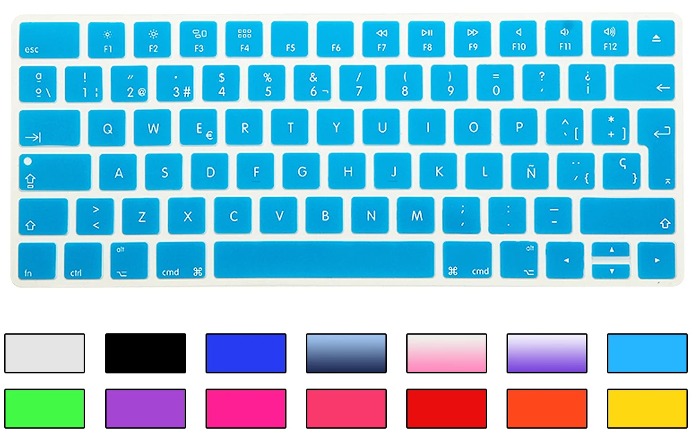 Силиконовый чехол для испанской клавиатуры ЕС евро ESP нового iMac Magic 2 Bluetooth