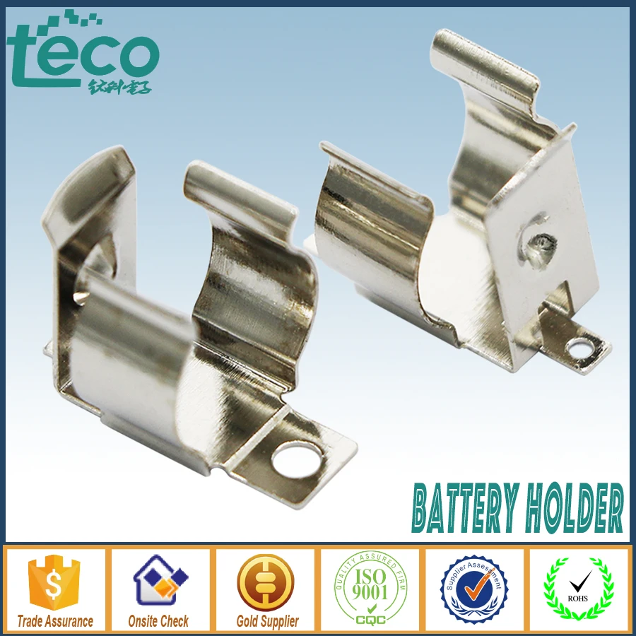 10pcs/lot SMT Battery Clip for AA Batteries Battery Storage Box TBH