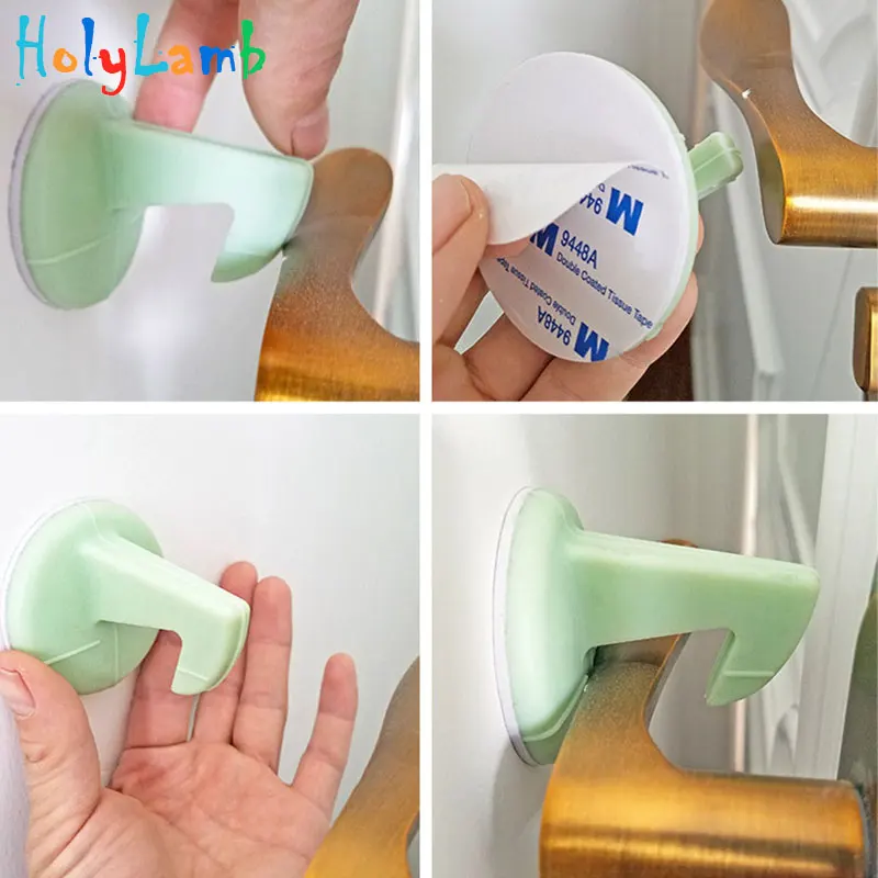 Castle Child Lock Blocker Doors Handle with Hook Protection Baby Safety Baby Newborn Care Child Lock Protection From Children