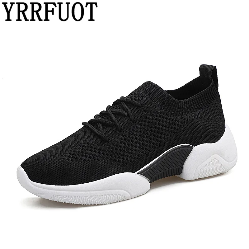 Кроссовки YRRFUOT женские на шнуровке Лидер продаж уличные модные кроссовки для