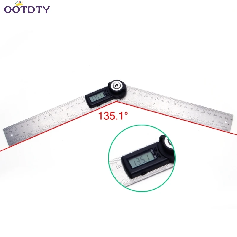 2 в 1 цифровой транспортир с линейкой 360 градусов 200 мм электронный счетчик Finder-25
