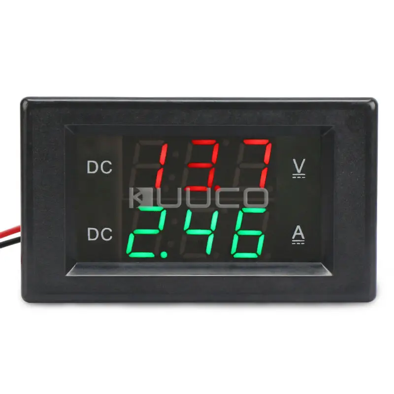 20a Dc Digital Lcd Power Panel Monitor Medidor De Potencia Energía Voltímetro Amperímetro 