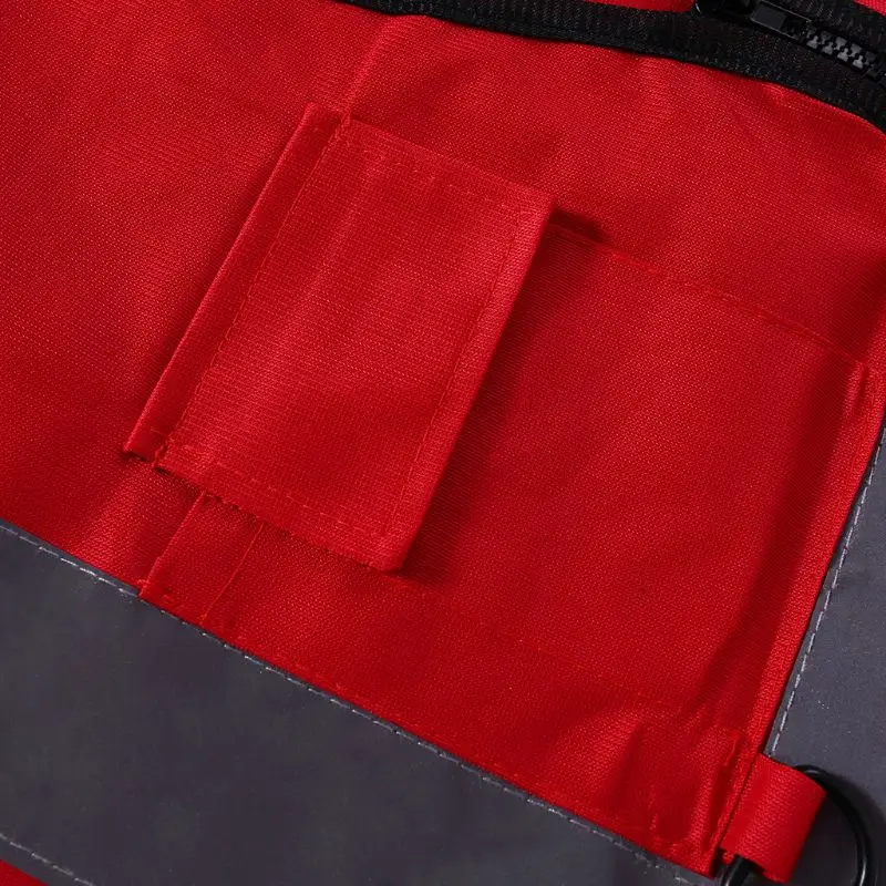 Hi-Vis жилет безопасности с молнией светоотражающий жилет безопасности 5 карманов