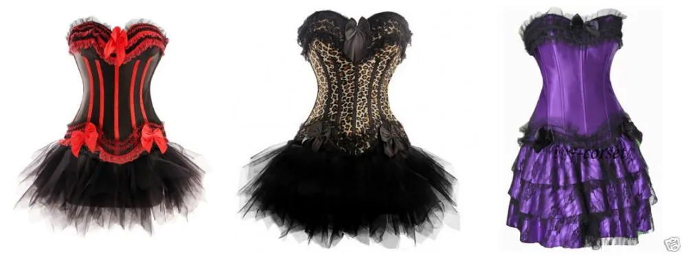 Burlesque corset  s-6xl