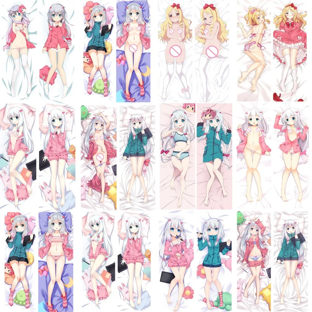 

Anime Cartoon Eromanga sensei Sexy Body Hugging Pillow Cover Case Pillowcase High Quality Cases