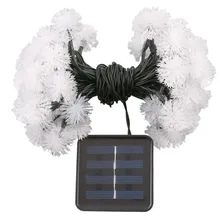 50 светодиодный светильник-гирлянда s, водонепроницаемая Солнечная лампа, 7 м, цепочка, гирлянда, светильник для украшения дома, сада, вечерние, свадебные, свадебные, вечерние, Мульти