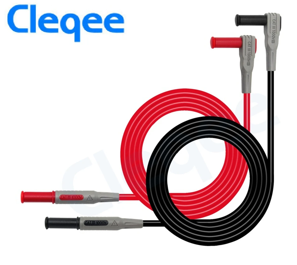 Мультиметр Cleqee P1033 Тестовый Кабель литой под давлением 4 мм разъем типа банан