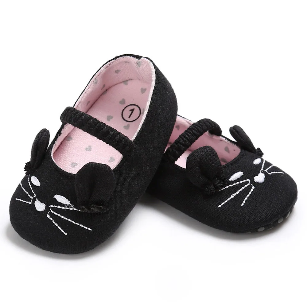 

Huang Neeky W#5 Fashion Baby Infant Kids Boy Girl Soft Shoes Cat Pattern Crib Toddler Newborn Shoes Summer Hot