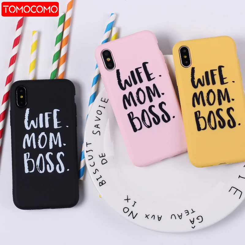 

TOMOCOMO Graffiti Candy Color Back Cover Funny Letter Quote Soft Phone Case Fundas For iPhone 7Plus 7 6 6S 5S 8 8Plus X XS Max
