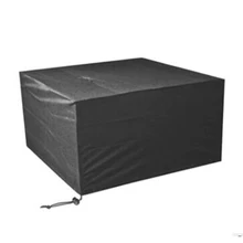 Mayitr 86*86*36 см черный водонепроницаемый огонь яма холст квадратный бытовой приготовления барбекю гриль пыли чехлы