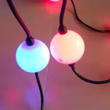 50 мм Диаметр полноцветный Тип мяч светодио дный модуль пикселей, пиксельный узел, DC12V вход, 3 шт. 5050 RGB+ WS2811