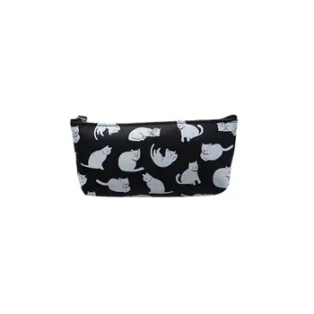 

Fashion Cute Lovely Cat Silicone Pen Pouch Pencil Case Students Stationery Bag School Supplies