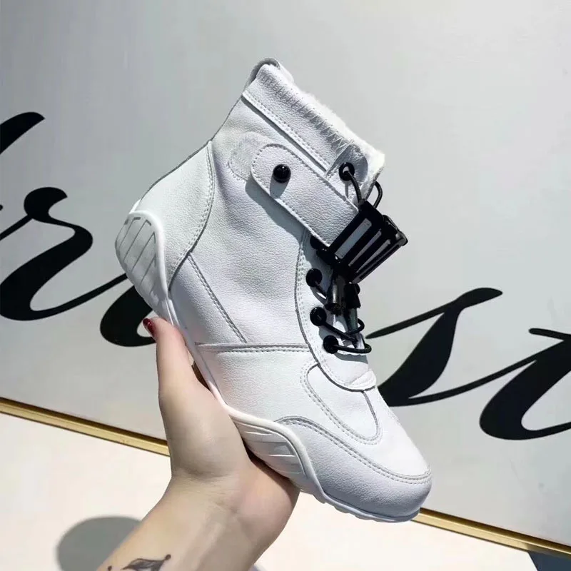 Kopen Snearker luxe designer nieuwe modellen vrouwen lederen mix kleur merk model schoenen fashional lederen comfortabele vrouwelijke
