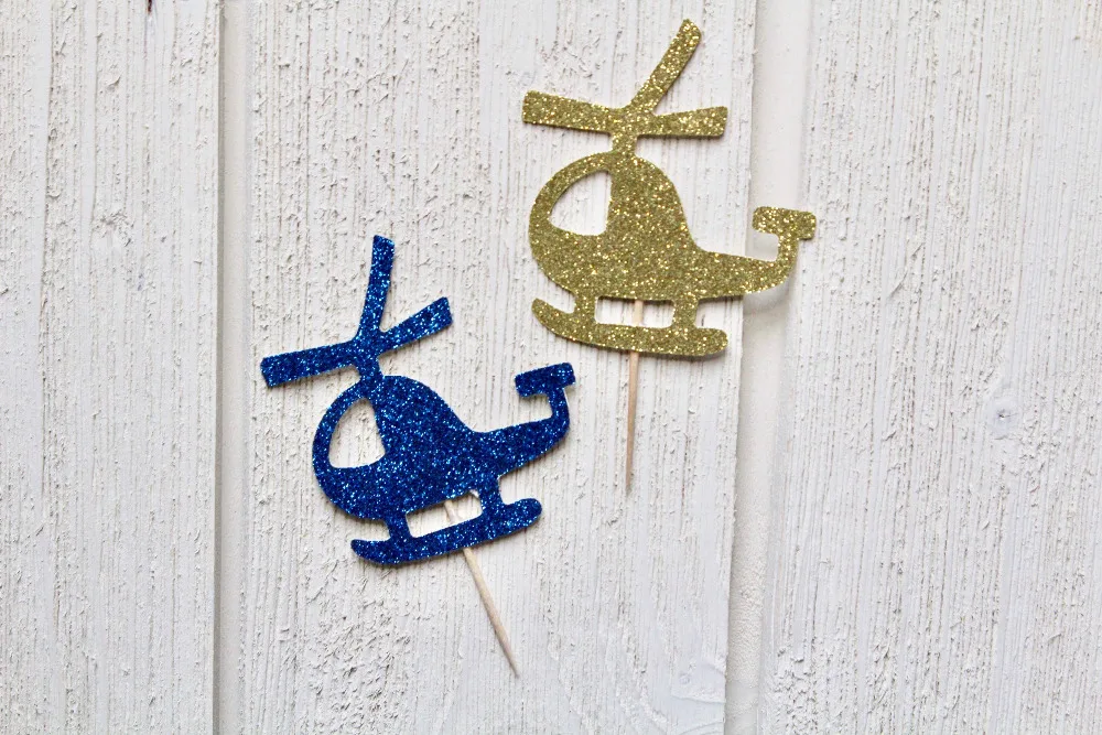 

Helicopter Cupcake Toppers | Police Birthday Party | Police Chopper Stripper Cupcake Toppers, Pole Dancing Party Decor, Hens