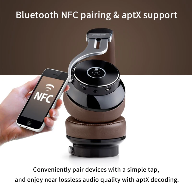 EDIFIER W855BT Премиум Bluetooth гарнитура NFC Сопряжения и Поддержка aptX удобно на наушнике