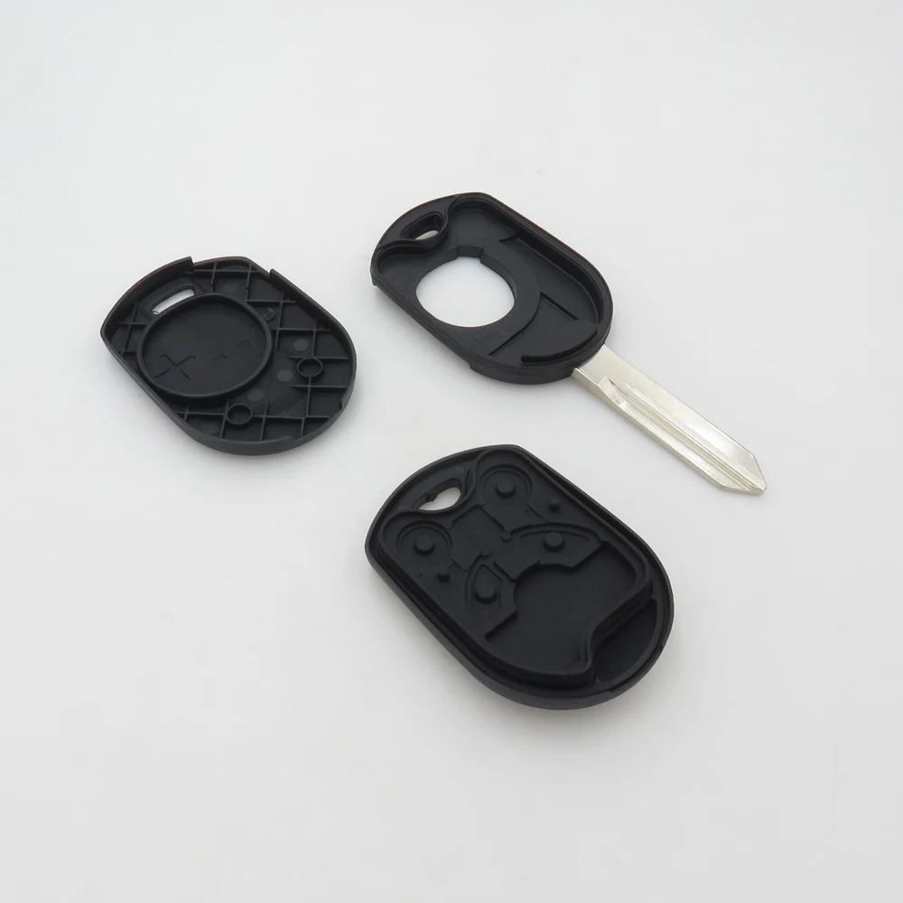 Xinyuexin лезвие транспондер чип ключ чехол Брелок для Ford Escape C-Max Фокус 3+ 1 4 пуговицы замена Ключевые Shell