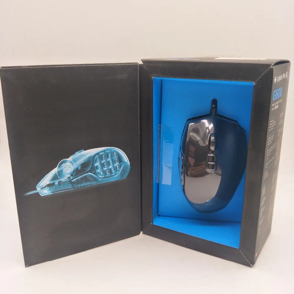 Игровая мышь Logitech G600 MMO с RGB подсветкой и 20 программируемыми кнопками|mmo gaming mouse|gaming