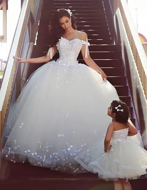 Modest Ball Gown Masquerade Wedding Dresses Fairy Corset Lace