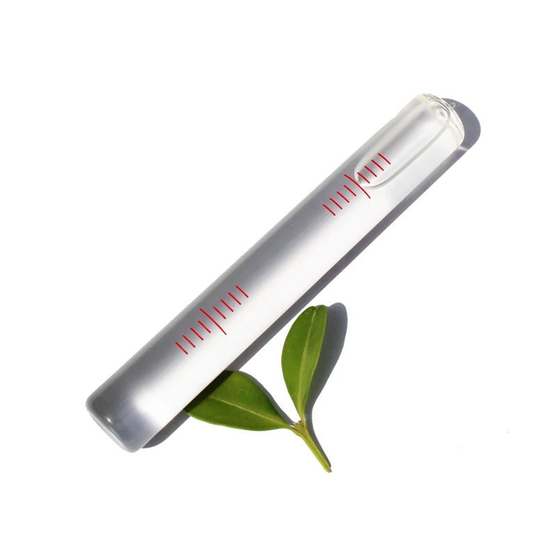 

High Quality Level Vial Bubble Glass Tube Spirit Level Measurement Instrument 5'/2 mm 14*100MM 1PCS