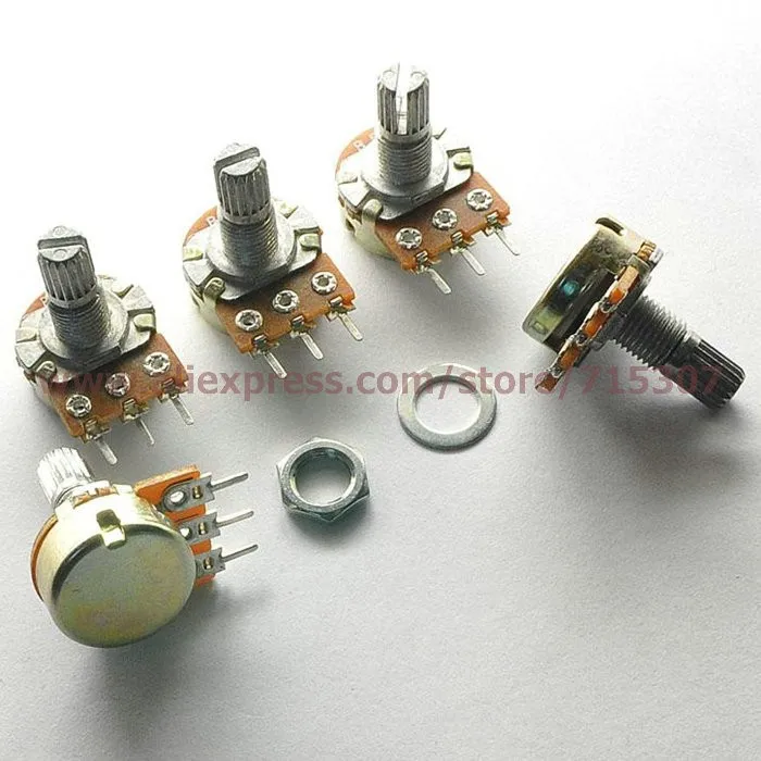 Single Potentiometer 15mm actuator length WH148