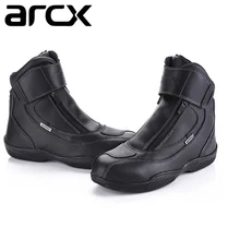 ARCX/мотоциклетные ботинки из коровьей кожи; водонепроницаемые уличные байкерские ботинки; гоночная обувь в байкерском стиле; Chopper Cruiser Boats