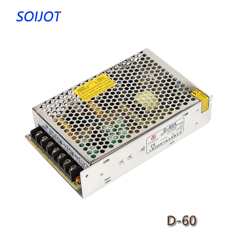 

D-60 Dual Output Switching Power Supply 60W 5V 12V,AC DC Converter For Machine,110V/220V Transformer To DC 5V/12V,Led Driver