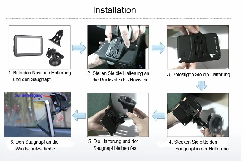 " дюймовый gps PND портативный автомобильный gps-навигатор с 8G 256 ram новые карты для Европы спутниковая навигация Sat Nav автомобильный Грузовик