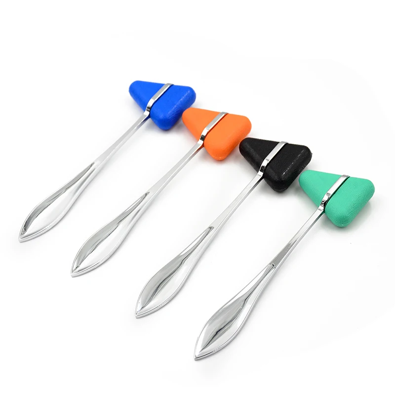 1Pcs Reflex Hammer Medical Triangle Taylor Percussion Neurological Hammer Percussor Diagnostic Reflex Hammer 19.5cm Random