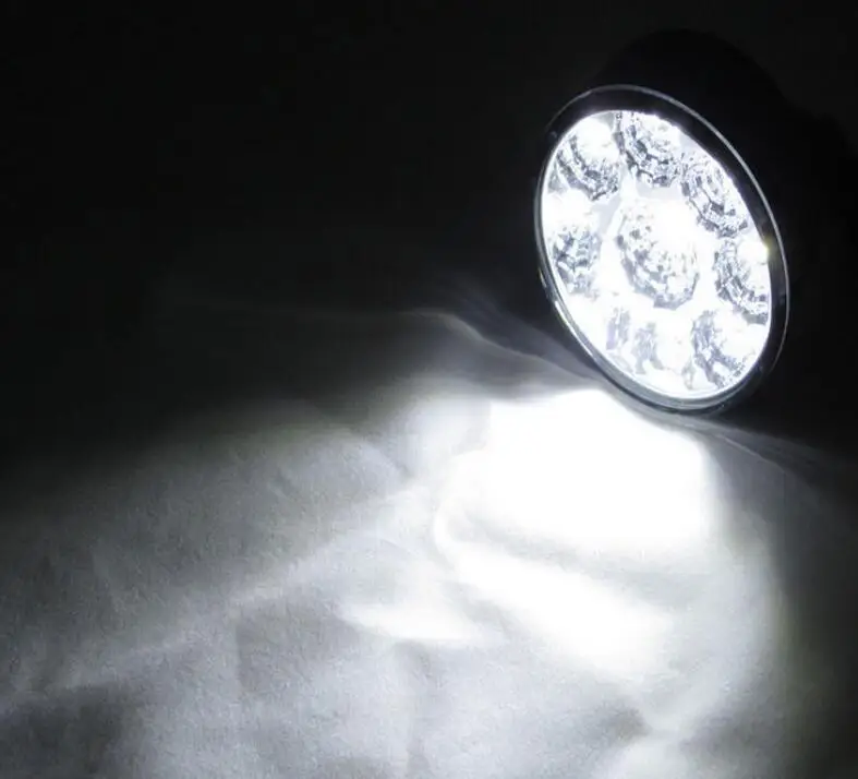 2X 9 LED DRL Car AUTO Fog Lamp Round Driving Running Daytime Light Head White styling | Автомобили и мотоциклы