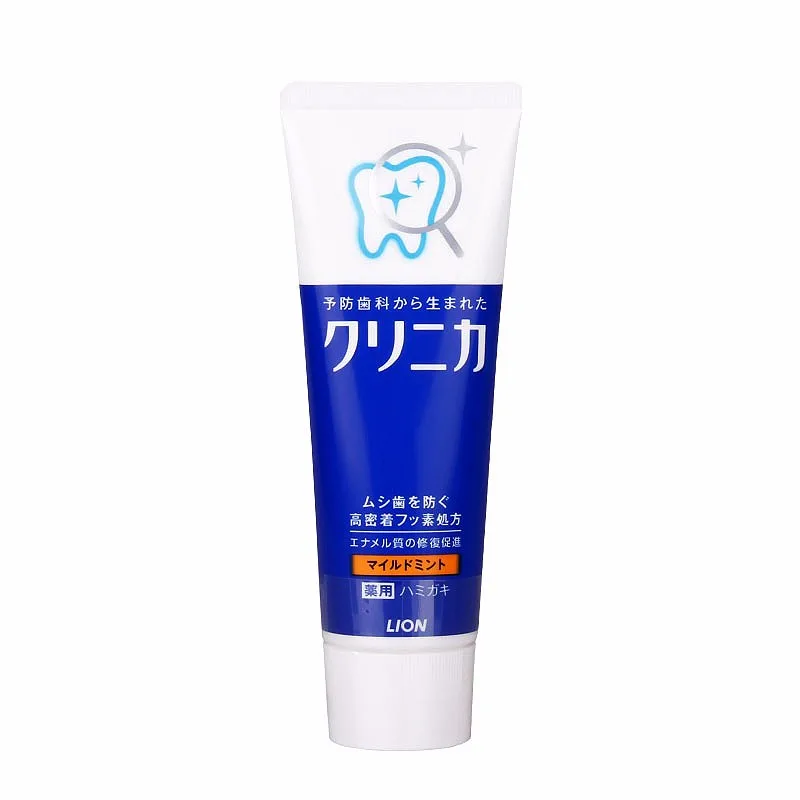 Japan Lion Clinica Mint Зубная паста Стоматологическая ежедневное использование отбеливание зубов удаляет пятна курильщиков, борется с зубным налетом и распадом укрепление зубов