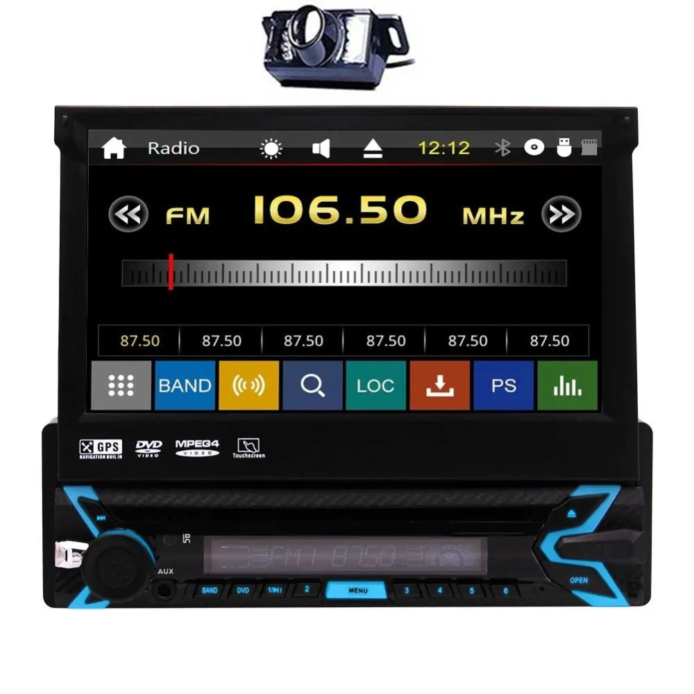 Сенсорный экран автомобильный стерео DVD плеер с gps-навигатором радио Поддержка