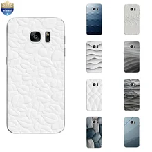 Чехол для телефона для samsung Galaxy C5 C7 Shell S4 S6 S7 Edge Plus защита задней крышки TPU текстура Креативный дизайн окрашенный