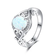Кольцо из стерлингового серебра 925 пробы с овальной огранкой, австралийское огненное Опаловое кольцо на свадьбу, помолвку, обещание, юбилей, День матери