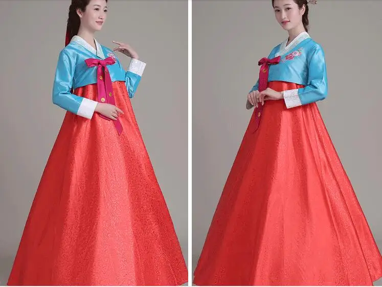 Сцене платье традиционной корейской национальные костюмы Vestido De сцене tradicional coreano Trajes nacionales