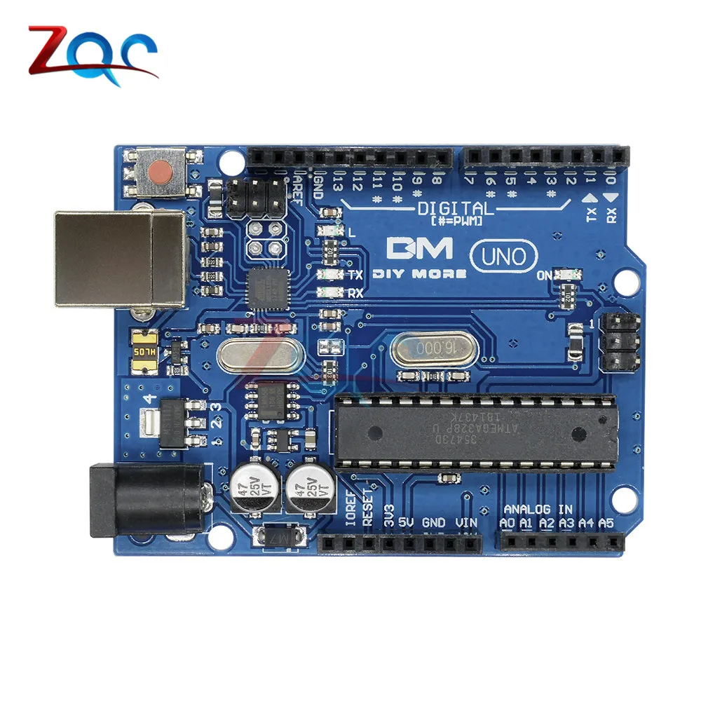 MEGA328P CH340G CH340 ATMEGA16U2 плата ввода/вывода ISP зуммер микроконтроллер для Arduino UNO R3 DC 3,3 В/5 В