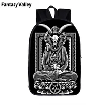 Baphomet Nirvana рюкзак для подростков мальчиков и девочек школьные сумки сатана для женщин и мужчин рюкзак для путешествий детские школьные сумки Детская сумка для книг