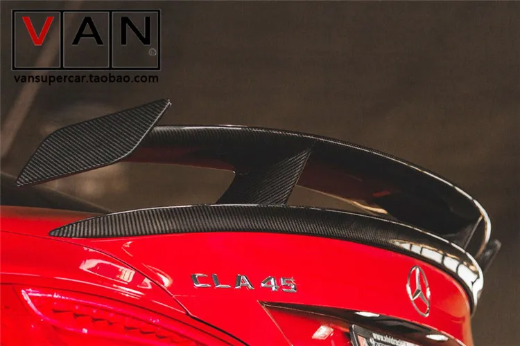 Спойлер GT Крыло для Mercedes-Benz CLA класс W117 CLA45 углеродного волокна задний багажник спойлер 2013
