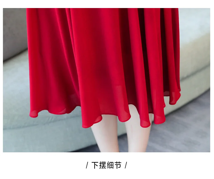 Элегантный черный красный комплект из двух частей платья летние винтажные 4XL размера плюс сплошные кружевные миди сарафаны женские облегающие вечерние платья