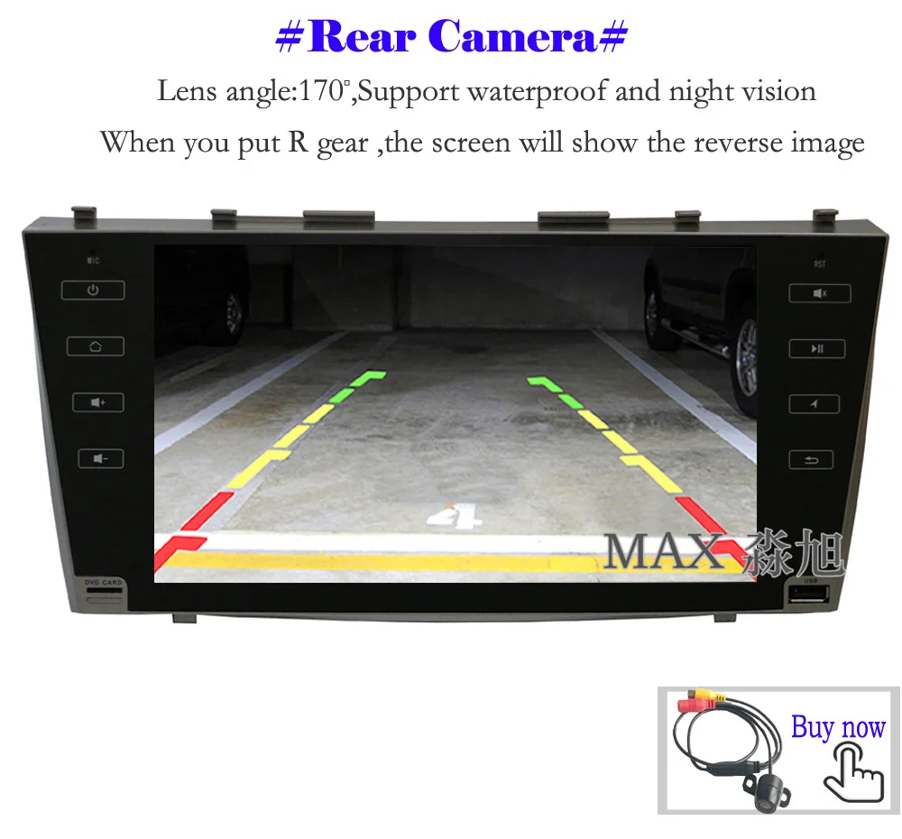 Flash Deal MAX Android 8.1.0 Car DVD Player for Toyota Camry 40 2006 2007 2008 2009 2010 2011 GPS Navigation System Car Radio 4G WiFi SWC 11