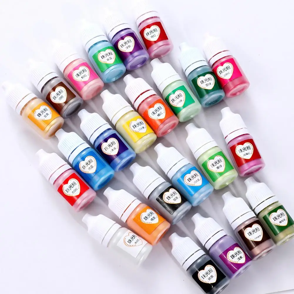 

5ml UV Resin Epoxy Shiny Glitter Pearl Powder Pigment DIY Craft Accessories Jewelry Tool