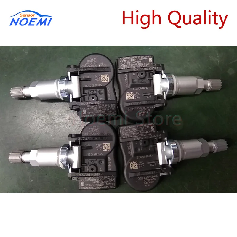 YAOPEI 4 шт./лот 707355-10 36106855539 для датчиков TPMS BMW 433 МГц 70735510 707355 10 36106881890 36106856209 6855539 |