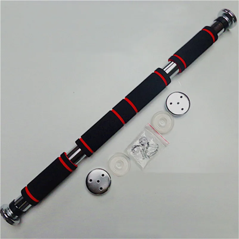 Us 54 43 5 Off Strengthening Pull Up Bar Door Horizontal Bars Door Frame Adjustable 60 100cm Workout Pull Up Chin Up Bar 30mm 1pc In Horizontal Bars