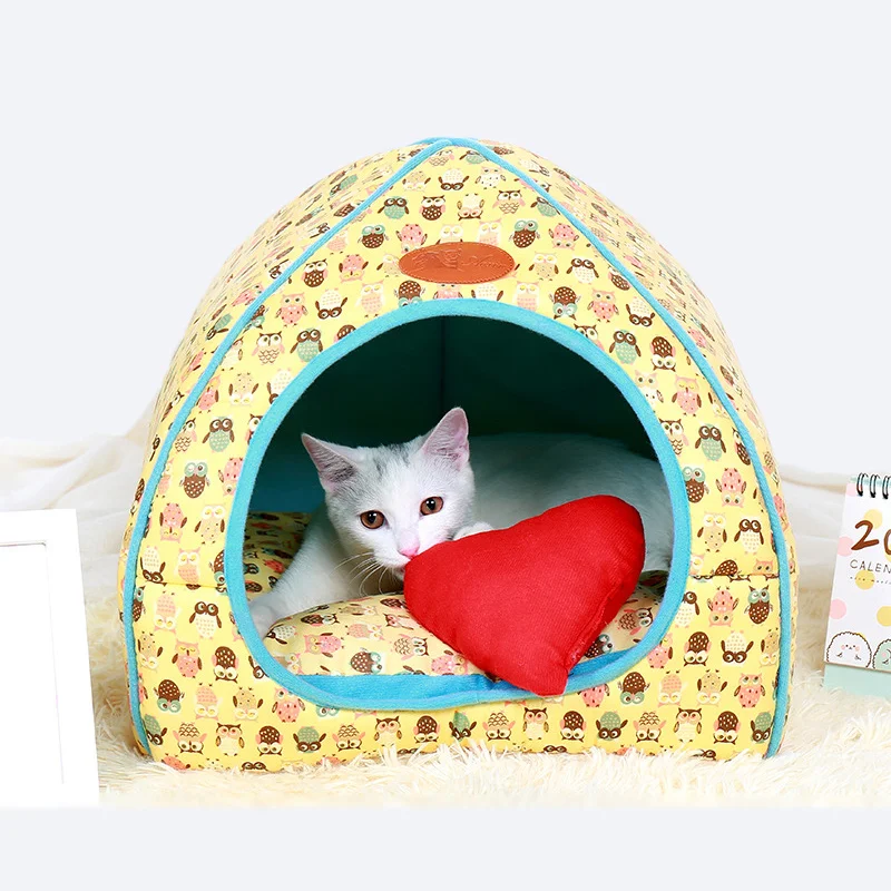 Собака кошка кровать для маленьких собак крупных кошек животные кровати милый