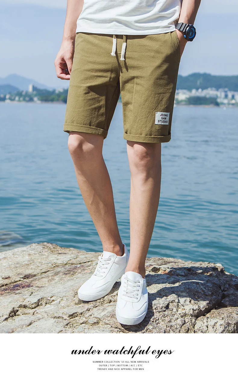 best casual shorts 2022 Summer Home Casual Shorts Men ,fashion Plus Size Mens Loose Cotton Shorts , Comfortable Breathable White Shorts Male  S-5XL best casual shorts