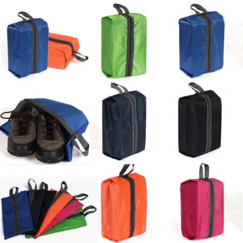 

Multi-colored Portable Waterproof Portable Travel Shoe Bag Zip View Window Pouch Storage Waterproof Organizer